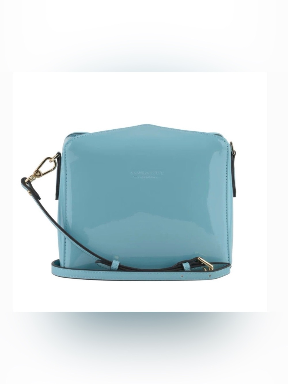 Maison Pourchet Lagoon Patent Leather Shoulder bag.